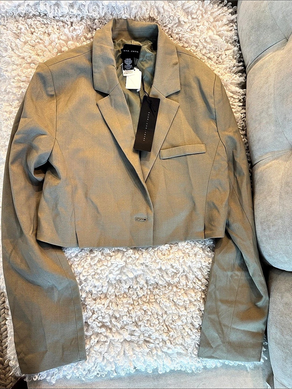 Nocturne Le Grande Sage Green Blazer NWT